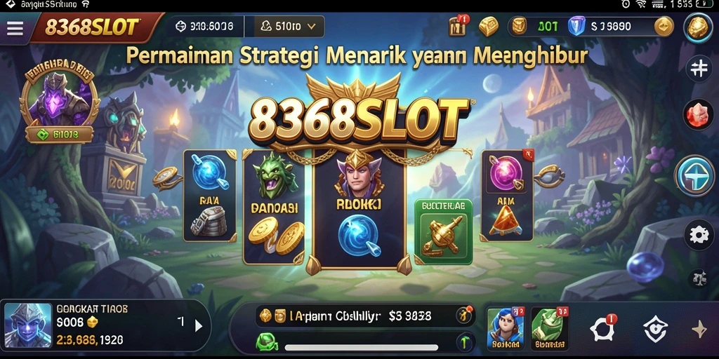 Tampilan menarik dari gameplay SLG di 8368SLOT.
