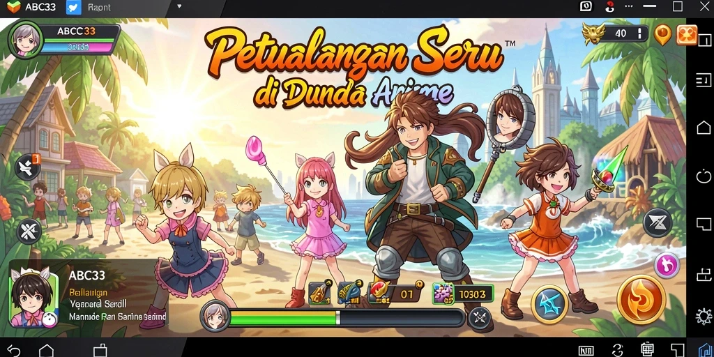 Gameplay menawan dari ABC33 dengan karakter anime favorit.