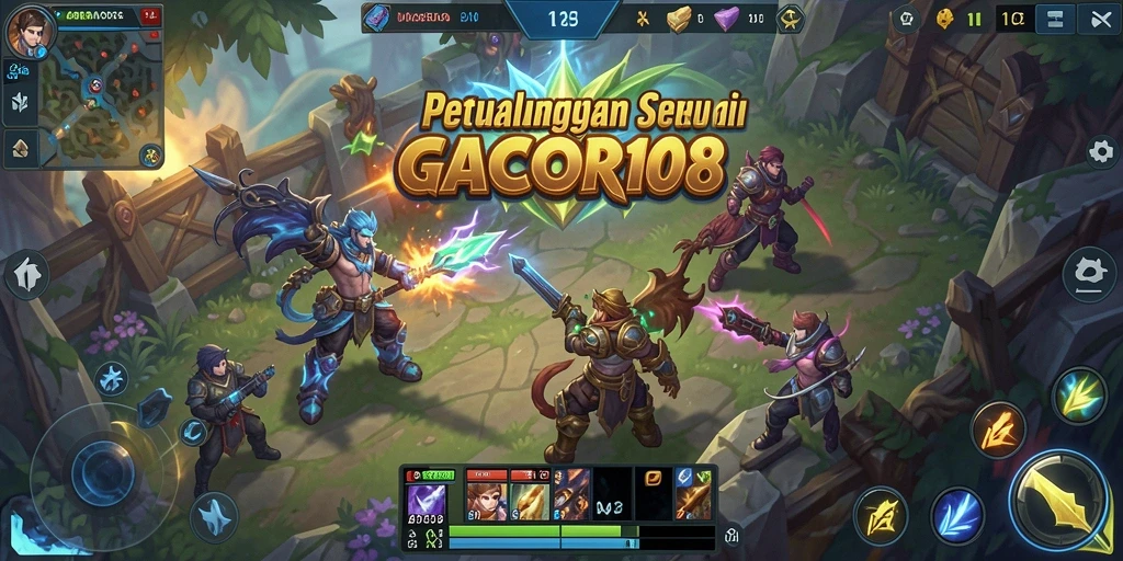 Tampilkan aksi seru dalam pertarungan MOBA GACOR108.