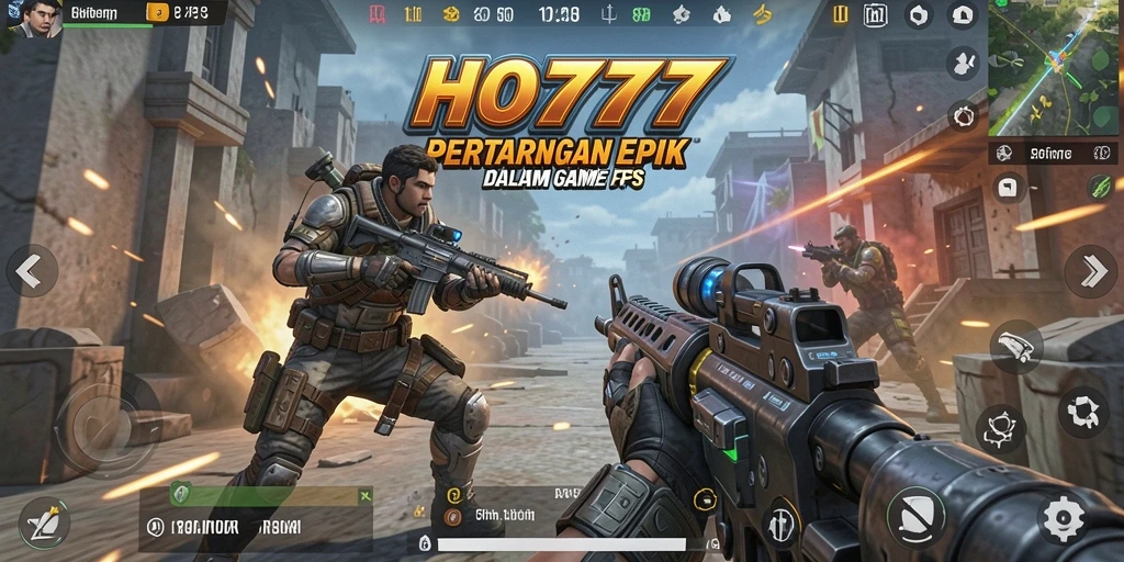 Gameplay mendebarkan dalam HO777 dengan aksi tembak-menembak yang seru.