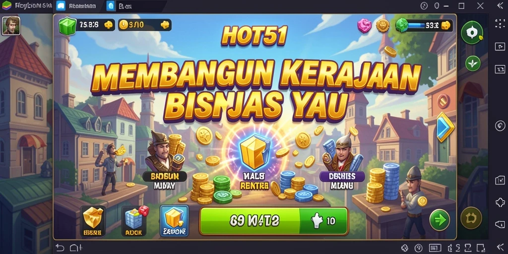 Screenshot utama HOT51 menampilkan gameplay seru permainan Tycoon.