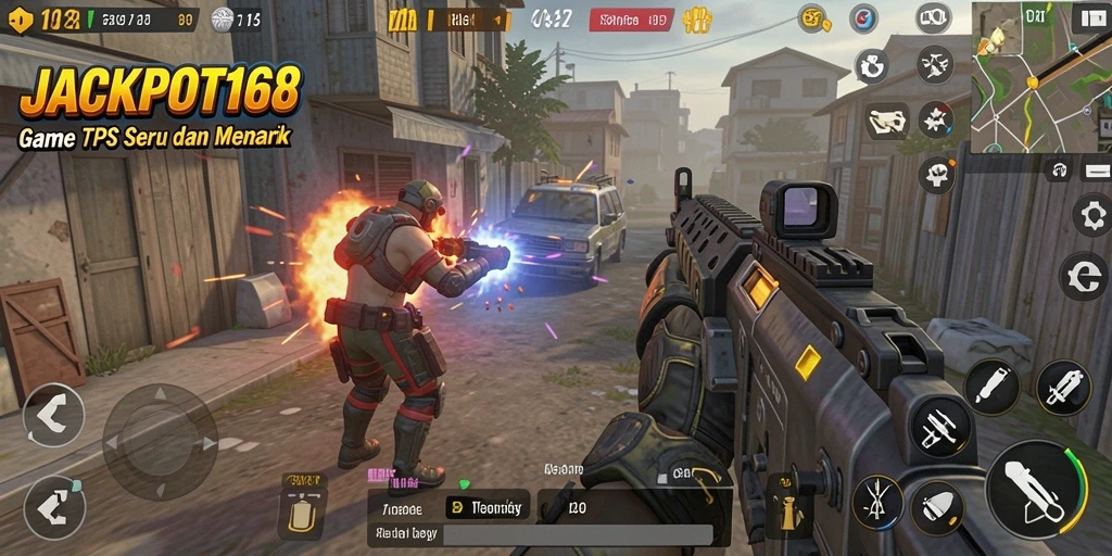 Tampilan menegangkan dalam gameplay JACKPOT168 yang mengasyikkan.