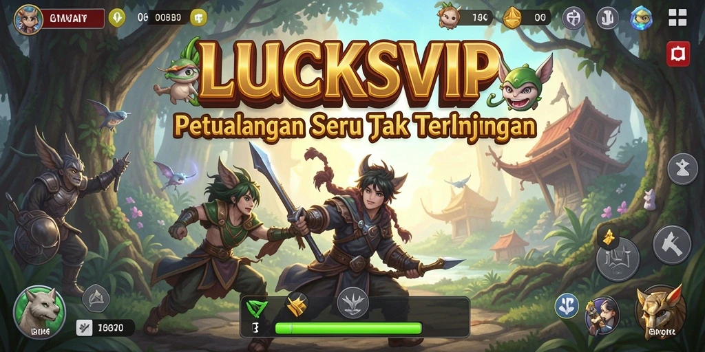 Screenshot LUCKSVIP menampilkan gameplay petualangan yang seru dan mendebarkan.