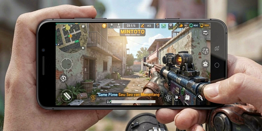 Screenshot gameplay MINTOTO yang menampilkan aksi tembak-menembak yang mendebarkan.