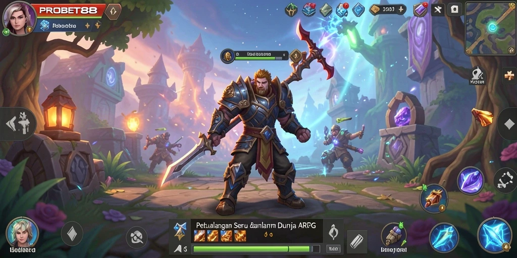 Tampilan menakjubkan dari gameplay ARPG PROBET88.