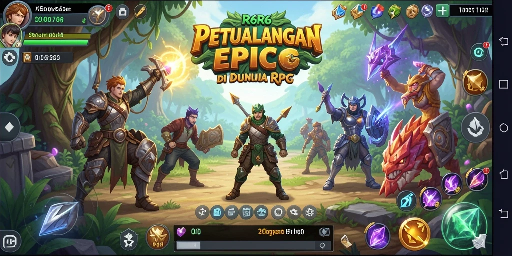 Tampilan gameplay R6R6 yang penuh aksi dan tantangan di dunia RPG.