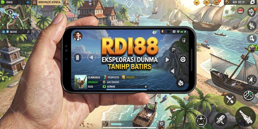 Screenshot utama RDI88 menampilkan keindahan dunia Open World yang luas.