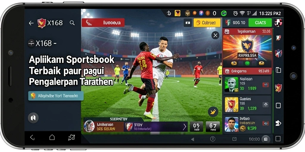 Screenshot gameplay menunjukkan berbagai pilihan taruhan menarik di X168.